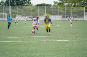 Jorge Thomas, de Unicaribe, goleador del intercambio con 5 anotaciones.