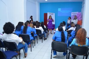 Activista y defensora de Derechos Humanos, Norma Vera Salazar; quien reafirmó el mensaje central de este espacio que propicia entornos cada vez más seguros y empoderados para las mujeres de la Región Caribe.