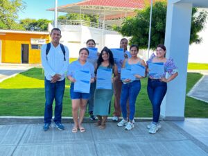 Grupo estudiantes de Unicaribe certificados en Seguridad Informática.