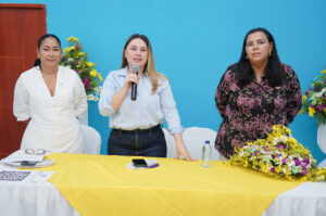 La Secretaria de Educación de Ciénaga, Diana Britto, resaltó la labor de Unicaribe.