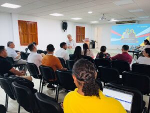 Mesas técnicas lideradas por las pares académicas, Lina Zapata Pérez y Sara Herrera Penagos.