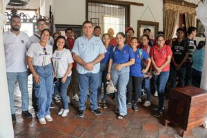 Asamblea Estudiantil en Santa Cruz de Mompox, junto a nuestro rector, el doctor Leonardo Pérez Suescún.