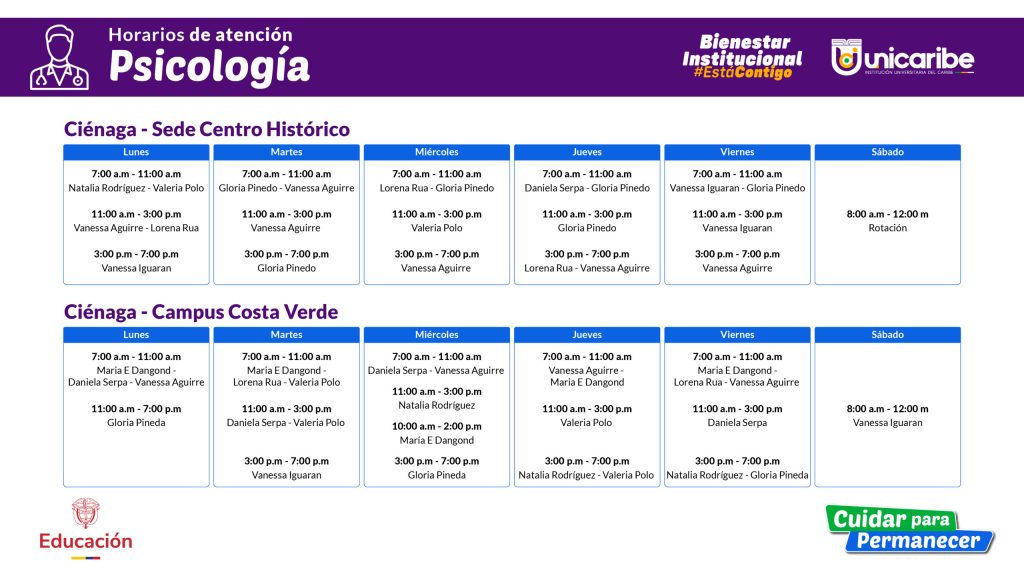 Psicologia-Horario